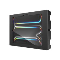 Compulocks iPad Pro M4 11" (2024), Apex Secured Enclosure Wall Mount - Gehäuse - für Tablett - Glasbefestigung, Raum - verriegelbar - hochwertiges Aluminium - Schwarz - Bildschirmgröße: 27.94 cm (11")