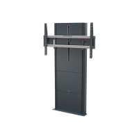 SMS Presence Wall/Floor Motorized - Aufstellung - motorisiert - für Flachbildschirm - verriegelbar - Dunkelgrau - Bildschirmgröße: 248.9 cm (98")