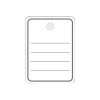 HERMA Merchandise tag - Weiß - 48 x 65 mm 1000