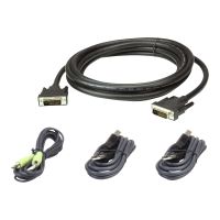 ATEN 2L-7D03UDX4 - Tastatur- / Video- / Maus- (KVM-)