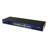 ALLNET 127211, Managed, L2, Gigabit Ethernet (10/100/1000), Rack-Einbau, 19U, Wandmontage