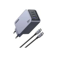 Ugreen Nexode Pro series - Netzteil - GaN - 100 Watt - 2.5 A - PD - 3 Ausgabeanschlussstellen (2 x USB-C, USB)