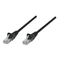 Intellinet Network Patch Cable, Cat5e, 1.5m, Black, CCA, SF/UTP, PVC, RJ45, Gold Plated Contacts, Snagless, Booted, Polybag - Patch-Kabel - RJ-45 (M)