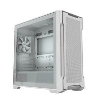 Gigabyte C102 GLASS ICE - Mid tower - mini ITX / micro ATX - Seitenteil mit Fenster (gehärtetes Glas)