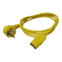 ROLINE Stromkabel - CEE 7/7 (M) gewinkelt bis IEC 60320 C13 gerade