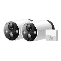 TP-LINK Tapo C420S2 V1 - 2 x Tapo C420 Kameras + Tapo H200 Hub - Netzwerk-Überwachungskamera - Innenbereich, Außenbereich - staubbeständig/wasserfest - Farbe (Tag&Nacht)