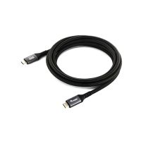 Equip USB4 Gen 2x2 C-auf-C-Kabel, Stecker/Stecker, 2.0 m, 4K/60 Hz, 20 Gbit/s, PD 100 W, 2 m, USB C, USB C, USB4 Gen 2x2, 20 Gbit/s, Schwarz