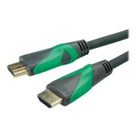 ROTRONIC-SECOMP Roline Green - Ultra High Speed - HDMI-Kabel mit Ethernet - HDMI männlich zu HDMI männlich - 1 m - Doppelisolierung - Schwarz - unterstützt 8K 60 Hz (7680 x 4320)