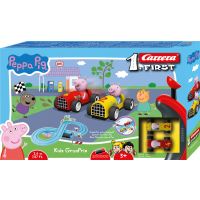 Carrera FIRST Peppa Pig Kids GranPrix, Rennauto- & Schienen-Set, 3 Jahr(e), Mehrfarbig
