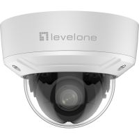 LevelOne GEMINI Zoom IP-Kamera, 2 MP, 4x Zoom, H.265, Innen-/Außenbereich, IP-Sicherheitskamera, Innen & Außen, Kabelgebunden, 120 dB, Zimmerdecke, Weiß