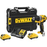 DEWALT DCD701D2-QW, Elektrischer Schraubendreher, Pistolengriff, Schwarz, Gelb, 1500 RPM, 425 RPM, 57,5 Nm