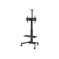 Vision X-Series VFM-F22 - Wagen - Höhe einstellbar - für LCD-Display - Stahl, Aluminium - mattschwarz - Bildschirmgröße: 78.7-203cm (31"-80")