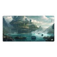 Sharkoon SKILLER SGP40 D6, Mehrfarbig, Abbildung, Gummi, Textil, Anti-Rutsch-Basis, Gaming-Mauspad