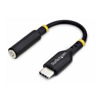 StarTech.com USB-C Audio Adapter to 3.5mm TRRS Jack, Headphone Aux Dongle