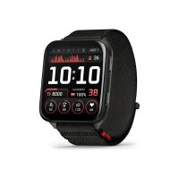 Garmin Venu X1 - Schwarz mit Schieferfaser-verstärktem Titan - Sportuhr mit Band - Nylon - schwarz - Anzeige 5.12 cm (2")