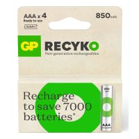 GP Battery ReCyko Pro GPRCK85AAA099C4, Wiederaufladbarer Akku, AAA, Nickel-Metallhydrid (NiMH), 1,2 V, 4 Stück(e), 850 mAh