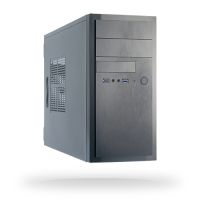 Chieftec HT-01B-350GPB, Midi Tower, PC, Schwarz, micro ATX, SECC, 14 cm