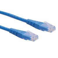 ROLINE UTP-Patchkabel Kat.6, blau, 3m, 3 m, Cat6, U/UTP (UTP), RJ-45, RJ-45
