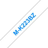 Brother M-K223 - Blau auf weiß - Rolle (0,9 cm x 8 m) Druckerband