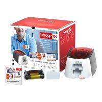 Evolis Badgy 100 - Plastikkartendrucker - Farbe - Thermosublimation/thermische Übertragung - CR-80 Card (85.6 x 54 mm)