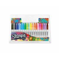 Sharpie Fine, 20 Stück(e), Mehrfarbig, Feine Spitze, Grau, Mehrfarbig, Rund, Fein