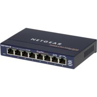 Netgear GS108, Unmanaged, Vollduplex, Power over Ethernet (PoE)