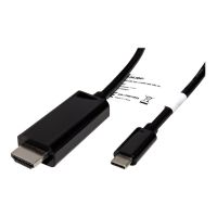 ROLINE Video- / Audiokabel - HDMI männlich zu 24 pin USB-C männlich