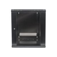 Intellinet Network Cabinet, Wall Mount (Standard), 15U, Usable Depth 410mm/Width 510mm, Black, Flatpack, Max 60kg, Metal & Glass Door, Back Panel, Removeable Sides,Suitable also for use on desk or floor, 19",Parts for wall install (eg screws/rawl plugs)