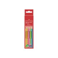 FABER-CASTELL Jumbo GRIP - Farbstift - verschiedene Farben (Packung mit 5)