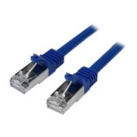 StarTech.com 2m CAT6 Ethernet Cable, 10 Gigabit Shielded Snagless RJ45 100W PoE Patch Cord, CAT 6 10GbE SFTP Network Cable w/Strain Relief, Blue, Wiring is UL Certified/TIA - Category 6 - 26AWG (N6SPAT2MBL)