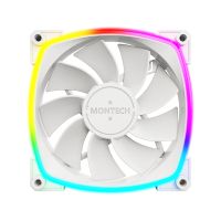 MONTECH RX120 PWM, Ventilator, 12 cm, 800 RPM, 1600 RPM, Weiß