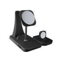 Zens 4-in-1 - Kabelloses Ladegerät - modular, mit iPad-Ladeständer + AC-Netzteil