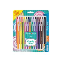 Paper Mate FLAIR Candy Pop - Filzstift - verschiedene Farben - wasserbasierte Tinte - 1 mm - Mittel (Packung mit 24)