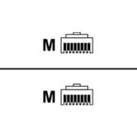 Perle Systems Perle - Crossover-Kabel - RJ-45 (M) zu RJ-45 (M)