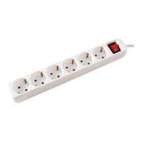 VALUE Steckdosenleiste - Wechselstrom 250 V - 3600 Watt - Eingabe, Eingang CEE 7/4 - Ausgangsanschlüsse: 6 (6 x CEE 7/4)