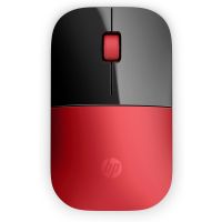 HP Z3700 Wireless-Maus, Rot, Beidhändig, Optisch, RF Wireless, 1200 DPI, Rot