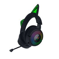 Razer Kraken Kitty V3 Pro, Verkabelt & Kabellos, 20 - 28000 Hz, Gaming, 390 g, Kopfhörer, Schwarz