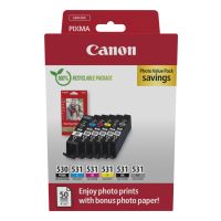 Canon PGI-530/CLI-531 PVP, Schwarz, Cyan, Grau, Magenta, Foto schwarz, Gelb, 6 Stück(e), Foto-Wertpaket