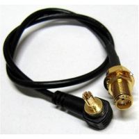 ALLNET ANT-PIG-SMAF-CRC9, 0,15 m, SMA, CRC9, Schwarz