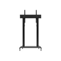 Multibrackets HAGOR XXL screens M Stand 180 HD mobile - Dual Pillar - Wagen für flat panel - Aluminium - Schwarz - Bildschirmgröße: 177-280 cm (70"-110")