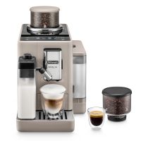 De Longhi Rivelia EXAM440.55.BG, Espressomaschine, 1,4 l, Kaffeebohnen, Gemahlener Kaffee, Eingebautes Mahlwerk, 1450 W, Beige