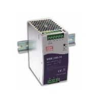 Meanwell MEAN WELL WDR-240-24, 240 W, 180 - 550 V, 47 - 63 Hz, 18 ms, 91%, Überspannung, Überhitzung, Überlastschutz, Kurzschluß