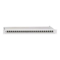 Rutenbeck PP-ClassEA iso-24/1 - Patch Panel - Rack montierbar - RJ-45 X 24 - Hellgrau, RAL 7035 - 1U - 48.3 cm (19")