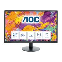 AOC E2470SWDA - LED-Monitor - 59.9 cm (23.6") - 1920 x 1080 Full HD (1080p)