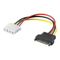 Wentronic goobay - Netzteil - SATA-Stromstecker (M) zu interne Stromversorgung, 4-polig (W)