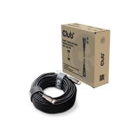 Club 3D Ultra High Speed - HDMI-Kabel - HDMI männlich zu HDMI männlich - 30 m - Geschützter Hybridkupfer/Faseroptik - Schwarz - Active Optical Cable (AOC)