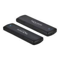 Delock External Enclosure for M.2 NVMe PCIe SSD with USB Type-C female - tool free - Speichergehäuse - M.2 - M.2 NVMe Card - USB 3.2 (Gen 2)