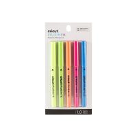 Cricut Infusible Ink Neons - Filzstift - für Stoff - Neonblau, Neongrün, Neonorange, Neon Pink, Neongelb - wasserbasierte Tinte - 1 mm - Mittel (Packung mit 5)