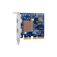 QNAP QXP-T52P, PCIe, Thunderbolt, Niedriges Profil, PCIe 4.0, Arktisblau, NAS / Storage server