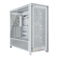 Corsair FRAME 5000D RS, Midi Tower, PC, Weiß, ATX, EATX, micro ATX, Mini-ITX, Kunststoff, Stahl, Gehärtetes Glas, Gaming